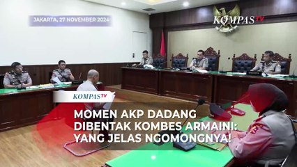 [FULL] Momen AKP Dadang Dibentak Kombes Armaini: Yang Jelas Ngomongnya!