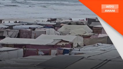 Musim sejuk bakal tiba, pelarian Gaza berdepan cuaca ekstrim