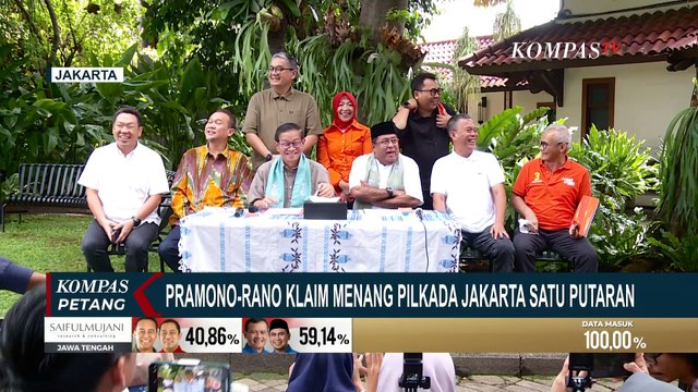 Beda Klaim Ridwan Kamil-Pramono soal Pilgub Jakarta Satu atau Dua Putaran | SERIAL PILKADA