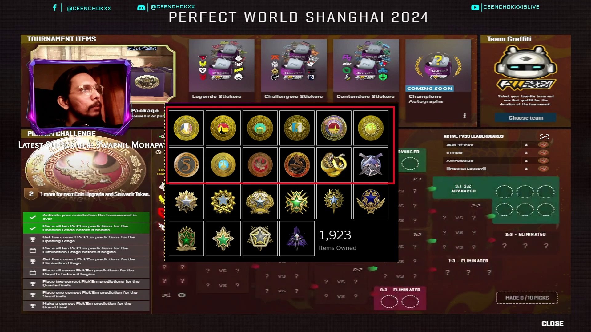 CS2 Shangai Major 2024 Opening Stage Pick'Ems By Ceen Chokxx