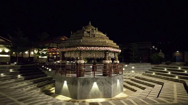 Enchanting Night View of Kalanivasthi's Mantapa _ Luxury Wedding Venue Bangalore