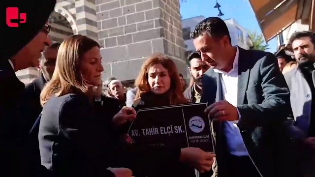 Tahir Elçi'nin anısına Suriçi'nde yeni sokak adı: Tahir Elçi Sokağı