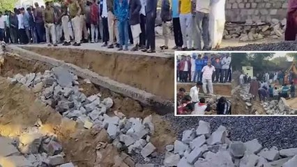 राजस्थान के जालोर में निर्माण स्थल पर दीवार गिरने से तीन मजदूरों की मौत