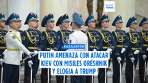 Putin amenaza con atacar Kiev con misiles Oréshnik y elogia a Trump