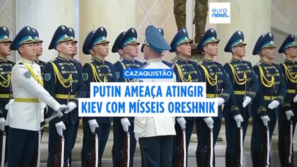 Putin ameaça atingir centros de decisão em Kiev com o novo míssil russo e tece elogios a Trump