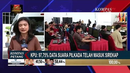 Terkini! Penghitungan Data Pilkada di Sirekap, KPU: 97,75 Persen Suara Masuk | SERIAL PILKADA