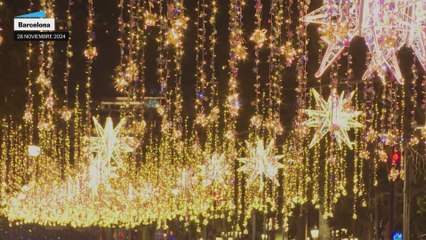 Encendido de luces en Barcelona