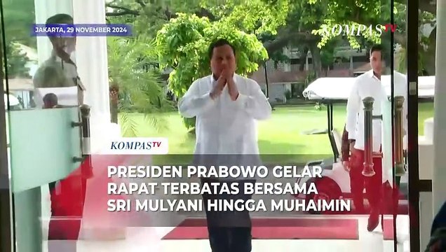 Momen Prabowo Bersama Sri Mulyani hingga Muhaimin Gelar Rapat Terbatas Bahas UMP di Istana
