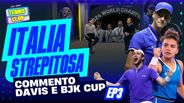 ITALIA CAMPIONE DEL MONDO 2024 _ Commento Coppa Davis 2024 e BJK Cup _ Tennis Club EP3