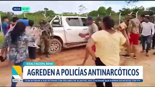 Turba embosca a policías y frustra operativo antinarcóticos en Beni