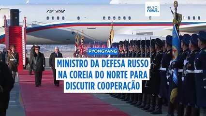 Ministros da Defesa da Rússia e da Coreia do Norte reunidos para alargar cooperação militar