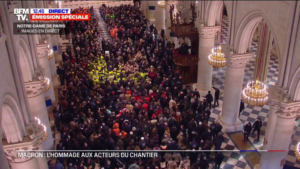 "On est vraiment surpris par la lumière qui entre dans cet édifice": notre journaliste témoigne depuis l'intérieur de Notre-Dame