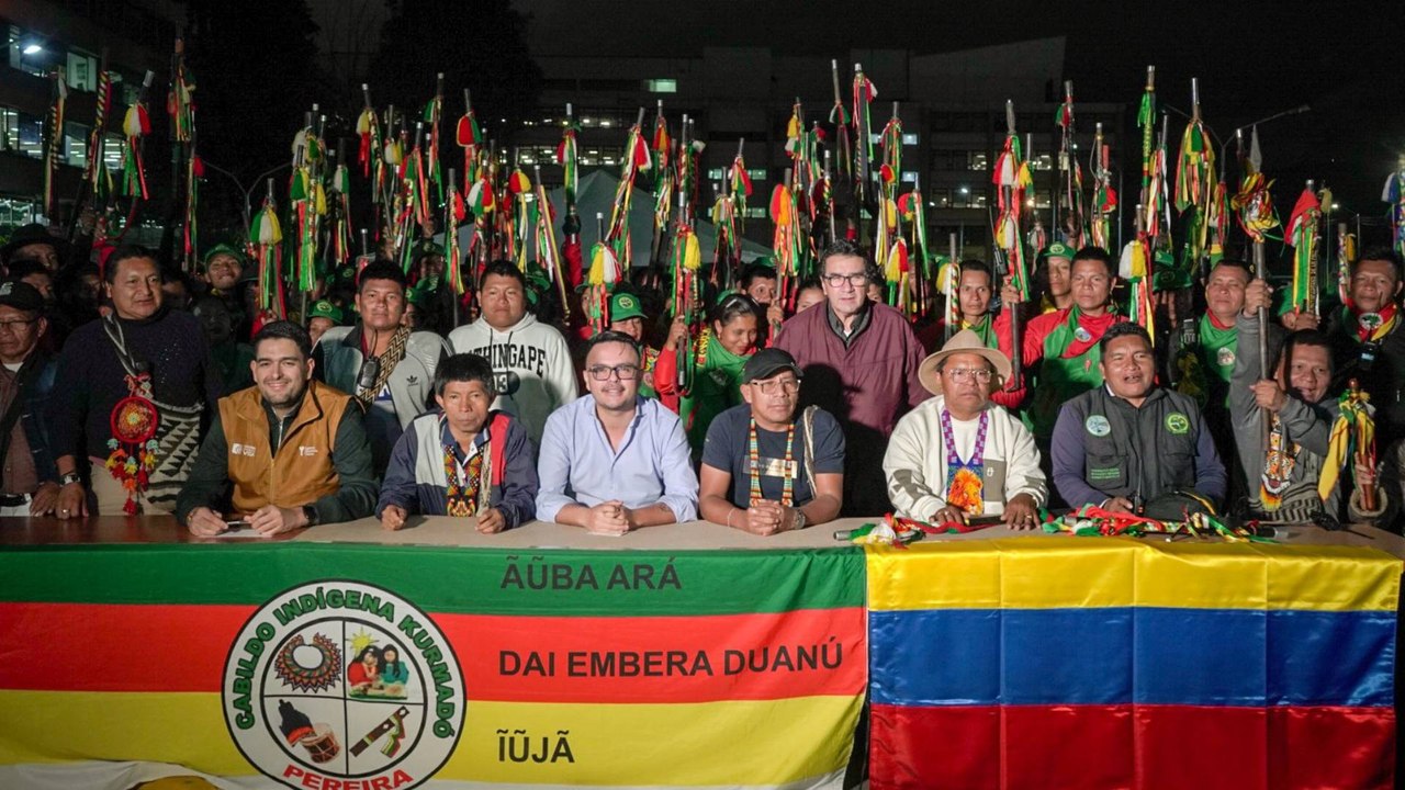 Indígenas Emberá retornarán a sus territorios tras lograr acuerdos con el Gobierno