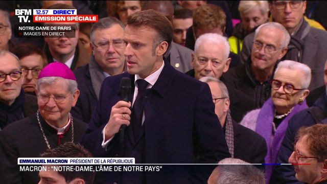 Il a été le visage et la voix du chantier : depuis Notre-Dame, Emmanuel Macron rend hommage au général Georgelin