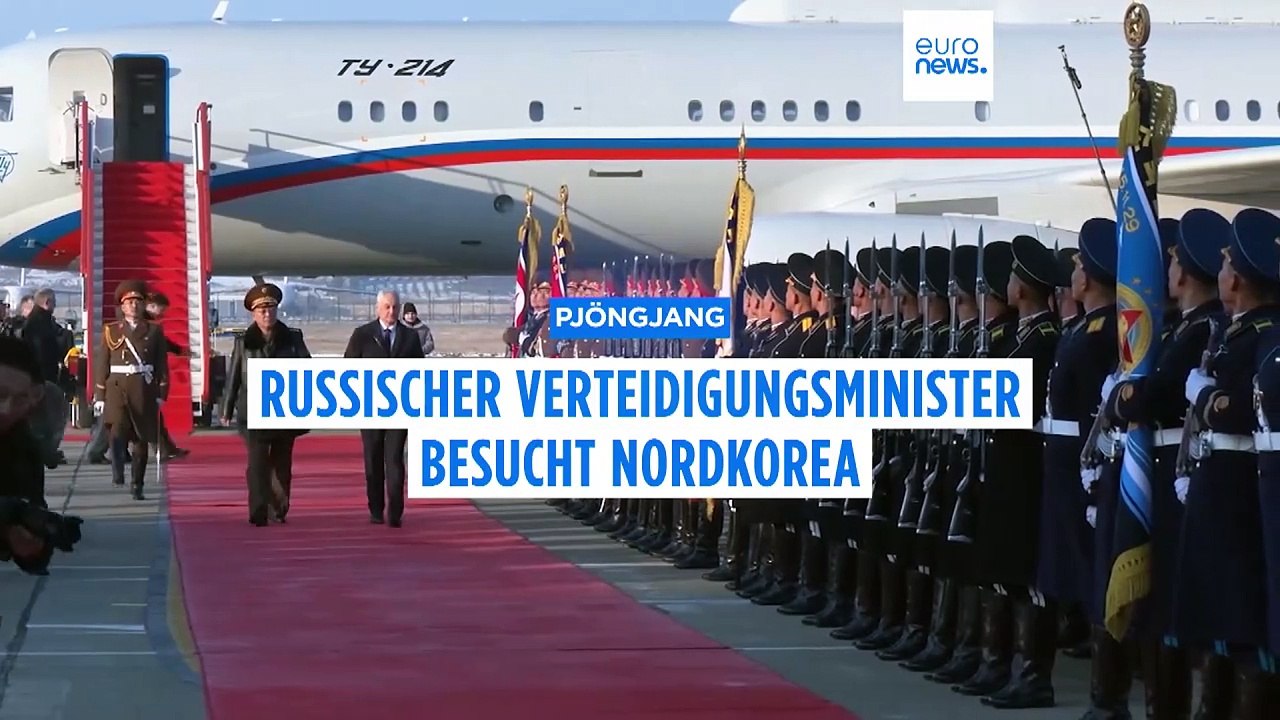 Russische Verteidigungsminister Andrei Beloussow reist nach Nordkorea