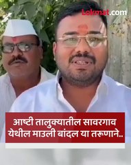 सहा वर्ष अनवाणी राहिलेल्या कार्यकर्त्याला.. निवडून येताच आमदार सुरेश धस यांनी घातली चप्पल