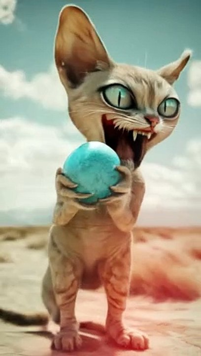 Feline Fury: Feline Breeds and the Power of the Endless Desert 5 #cat #wallpaper #animation
