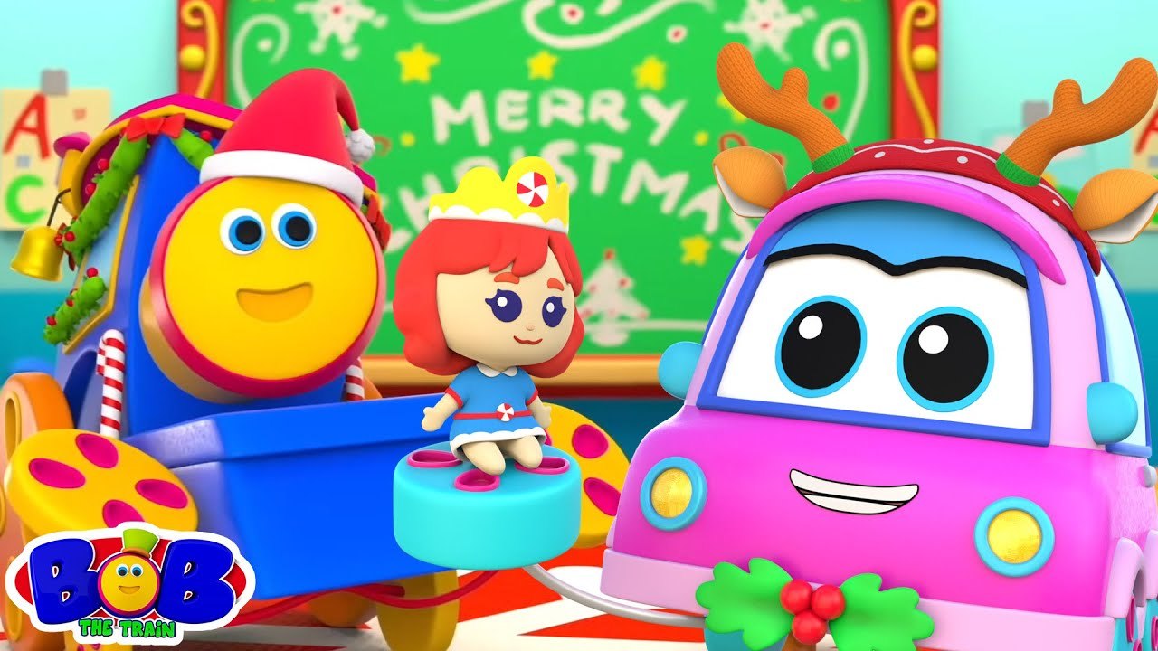 Navidad Tiempo Canción + Más Popular Festivo Rimas Preescolares Para Niños