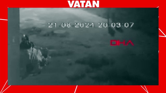 Narin Güran'ın kaybolduğu günün akşamında gerçekleştirilen arama çalışmaları güvenlik kamerasına yansıdı!