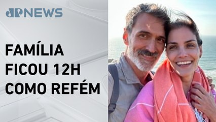 Modelo Luciana Curtis foi sequestrada com marido e filha