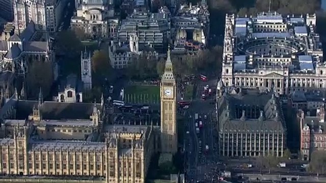 Aerials of Parliament as MPs debate assisted dying