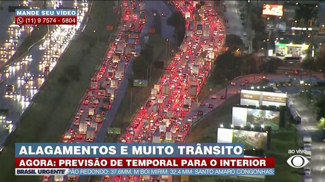 Cidade de São Paulo possui mais de mil quilômetros de congestionamento