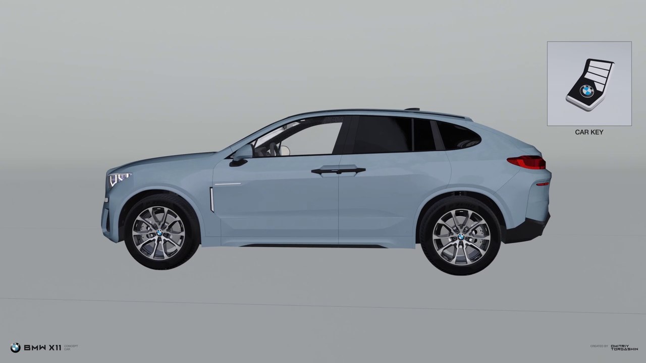 BMW X11 CONCEPT CAR NEW PRESENTATION - SAPPHIRE SKY