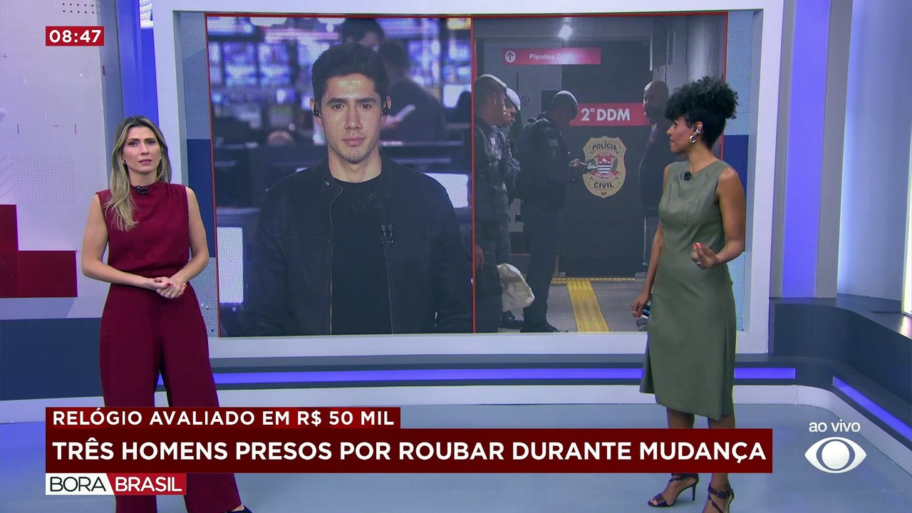 Funcionários de empresa de mudança são presos por roubar relógios de luxo de cliente