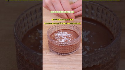 Une mousse au chocolat à base de tofu, vous ne vous y attendiez pas n'est ce pas ​🤩🍫 | 750g