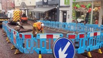 Emergency roadworks