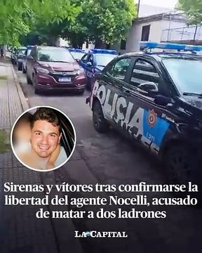 Video: Entre aplausos quedó libre el policía que disparó contra dos ‘motoladrones’