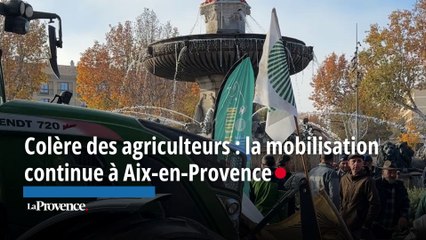 Colère des agriculteurs : la mobilisation continue à Aix-en-Provence