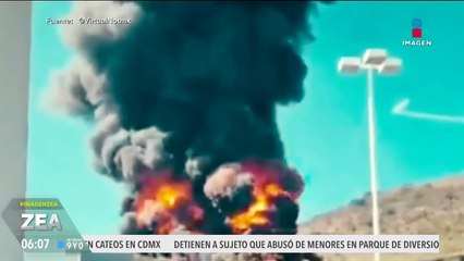 Explosión en la autopista Chamapa-Lechería: Pedro Rodríguez acude al lugar