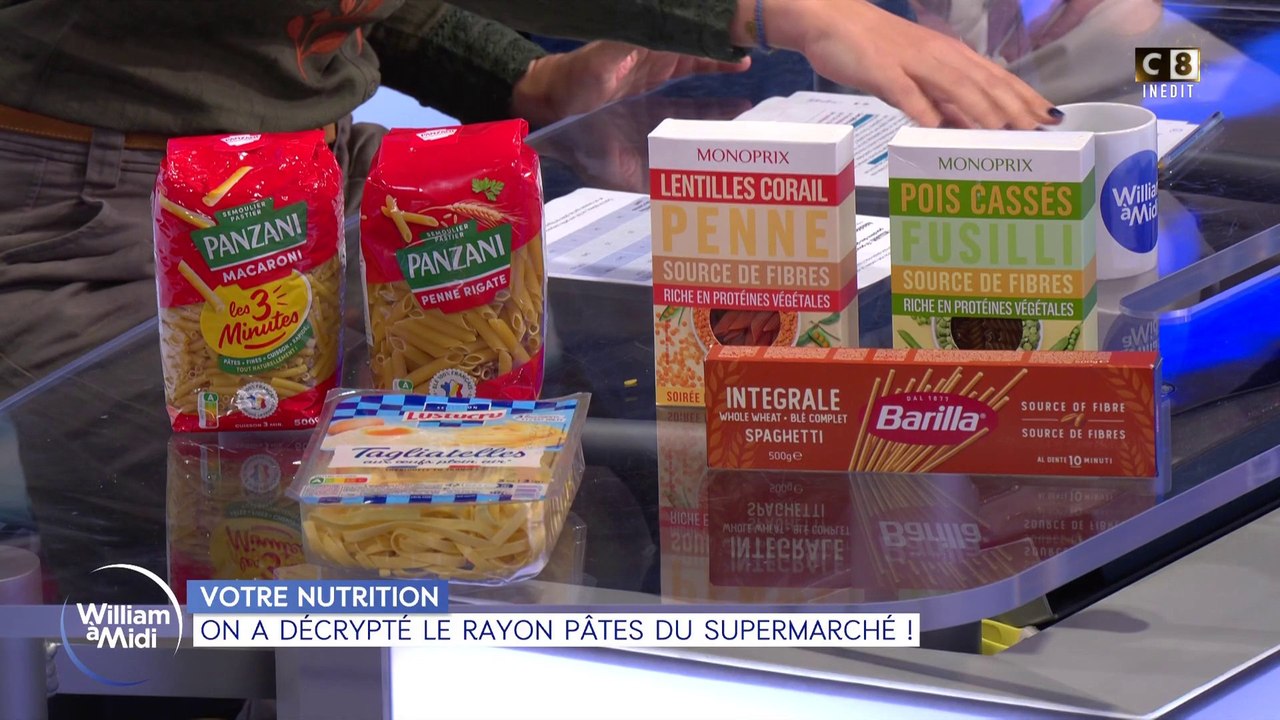 Votre nutrition : On a décrypté le rayon pâtes du supermarché ! - Vidéo ...