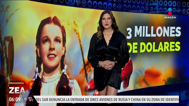 Subastarán los zapatos de rojos de Judy Garland