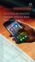 Australia passes social media ban for children under 16