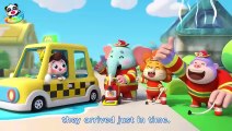 Taxi Rescue Team _ Occupation Song _ Jobs Song for Kids _ Nursery Rhymes _ Kids Songs _ BabyBus_2