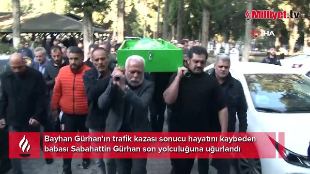 Şarkıcı Bayhan'ın acı günü! Babasını son yolculuğuna uğurladı