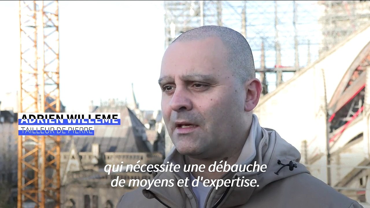 Notre-Dame restaurée: des ouvriers du chantier saluent un "travail fabuleux"