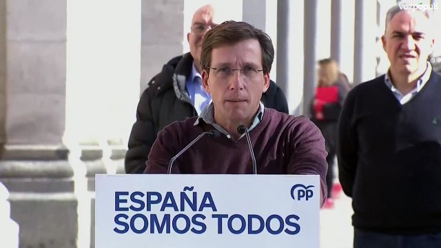 Almeida: Sánchez y el PSOE conmemoran la corrupción
