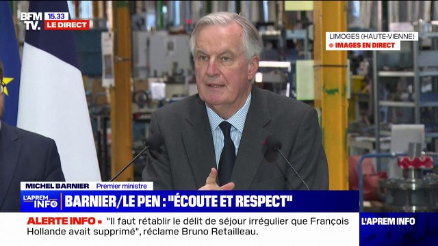 Colère des agriculteurs: Ils savent qu'ils peuvent compter sur moi , affirme Michel Barnier