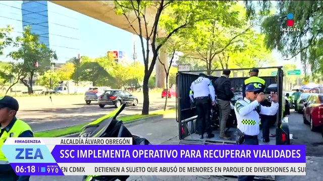 La SSC CDMX implementa operativos para recuperar vialidades en la capital