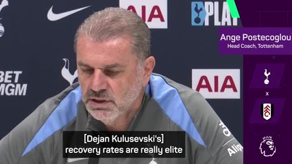 Kulusevski has the same drive as Ronaldo, agrees Postecoglou