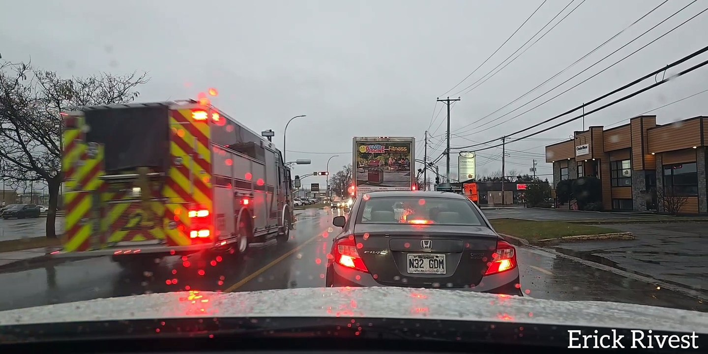 Sortie de route sur l'autoroute 15