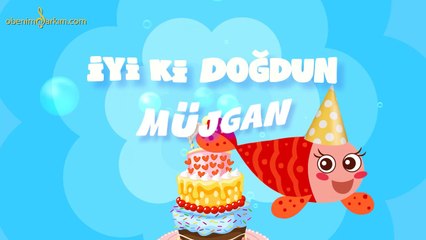 İyi ki Doğdun MÜJGAN - İsme Özel Kırmızı Balık Doğum Günü Şarkısı