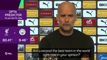 'Not realistic' to think about title race - Guardiola