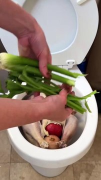 Mujer generó polémica al cocinar un pavo en el inodoro, sostuvo que los gérmenes murieron a 300 grados