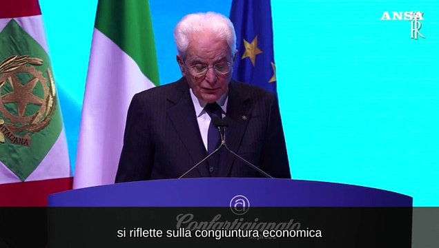 Mattarella: Per la pace opponiamo la barriera dei valori europei