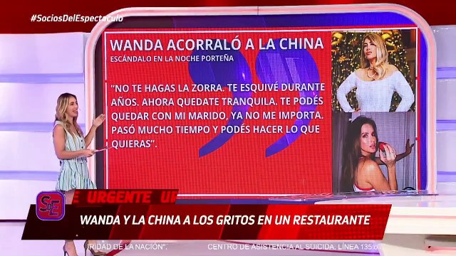 Wanda Nara vs. La China Suárez: Las piñas que te dio Pampita no son nada con las que te voy a dar yo