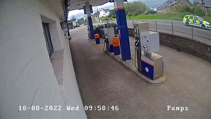 Police pursuit footage near Kyle of Lochalsh, Finlay MacDonald Skye murder trial.